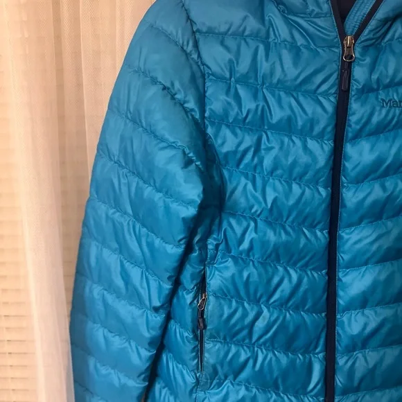 Marmot Blue Puffer Jacket s/p blue Mr - Picture 2 of 8